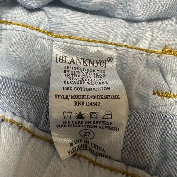 Blank NYC Paper Bag Waist Denim Shorts - Picture 5 of 5